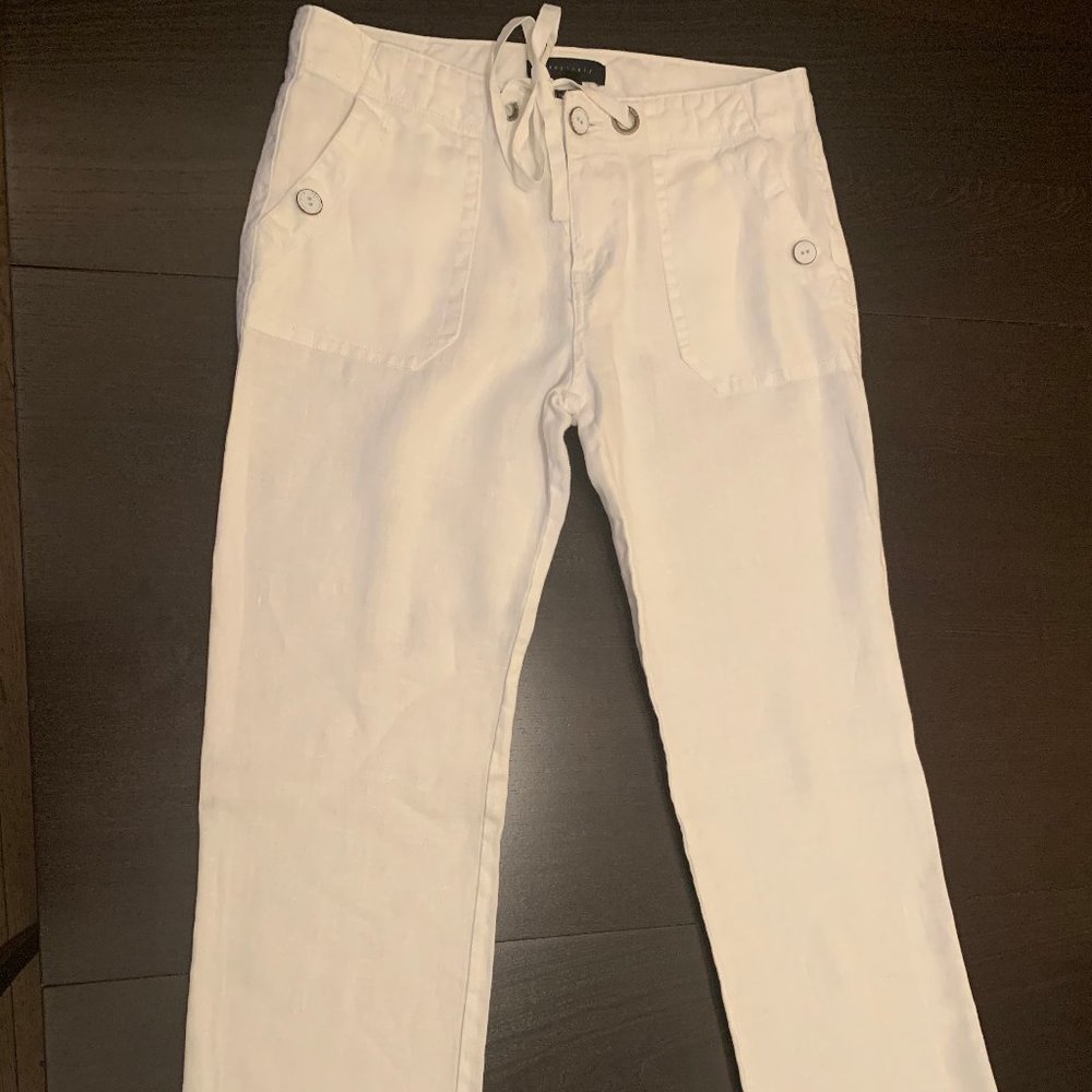 White Linen Pants